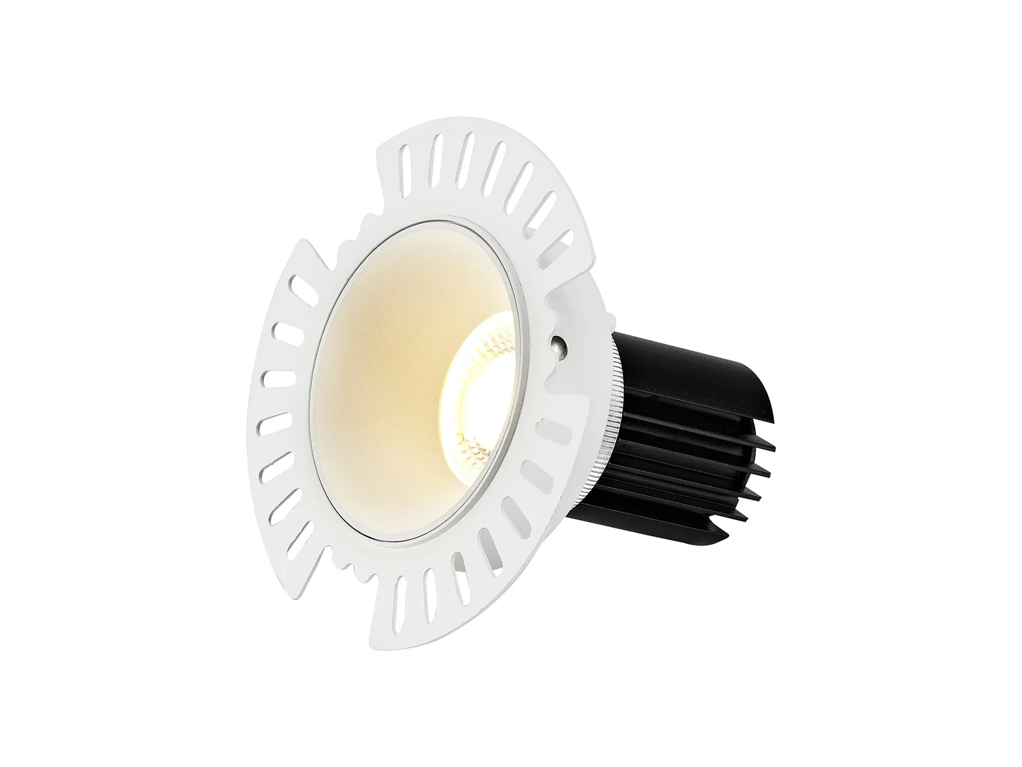 DM200943  Basy 10 Tridonic powered 10W 2700K 750lm 12° CRI>90 LED Engine White Fixed Recessed Spotlight, IP20